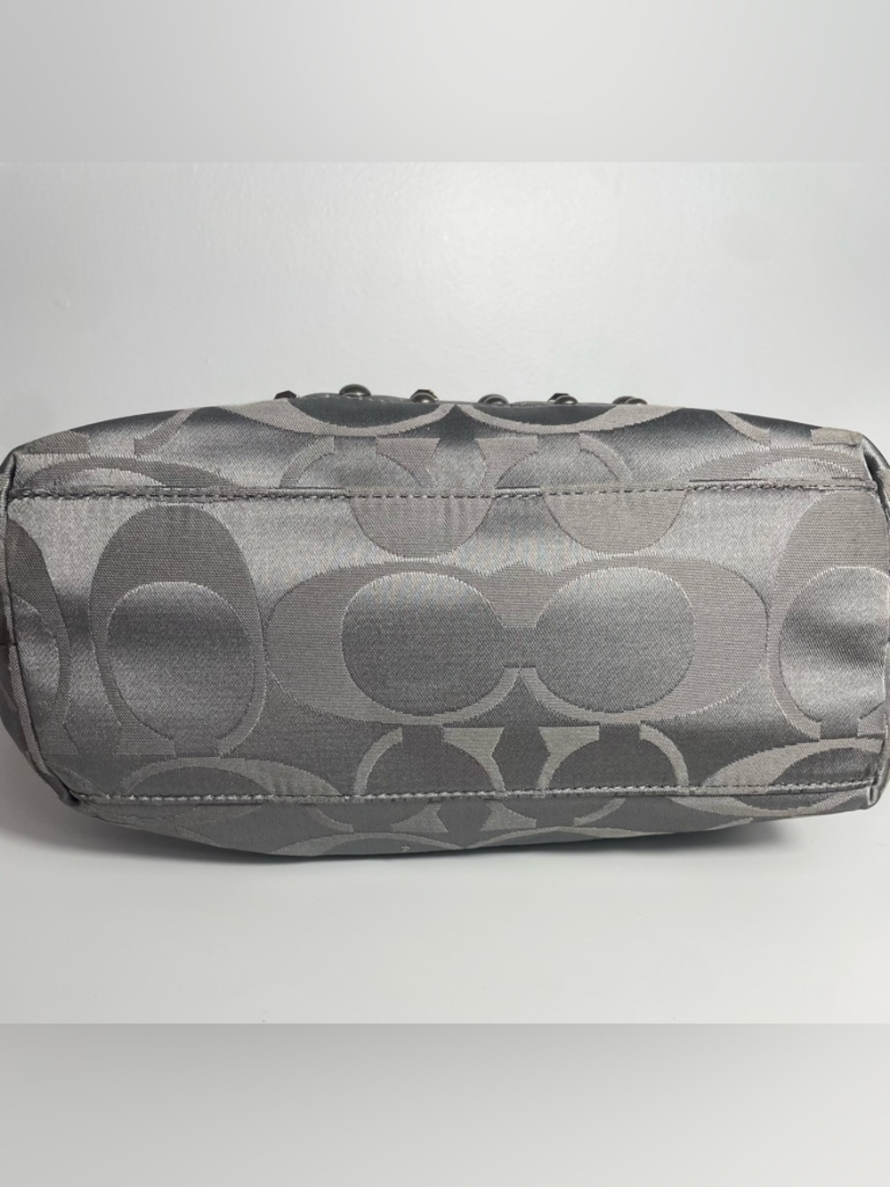 Coach Signature Studded Tote Purse - Picture 11 of 11